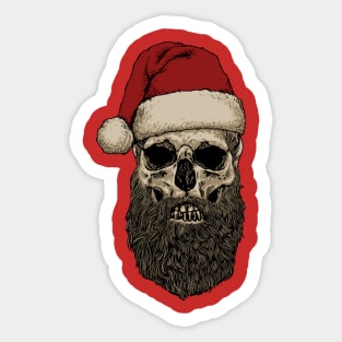 Santa beard Sticker